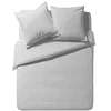 Image de Drap Housse Uni en Coton Lavé, 90cm x 190cm, Soft Line