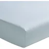 Image de Essix Royal Line Drap Housse, Percale de Coton, Bleu Glacier, 140 x 190 cm