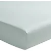 Image de Essix Royal Line Drap Housse, Coton, Gris Archipel, 140 x 190 cm