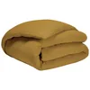Image de Housse de Couette en Double Gaze de Coton lavée, Tendresse, Camel, 140x200cm, Essix