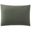 Image de Taie d'oreiller en Coton Bicolore, Bons Jours, Vert, 50x70 cm, Essix