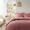 Image de Housse de Couette en Coton, Tout Doux, Rose Indien, 140x200 cm, Essix