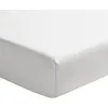Image de Drap-Housse en Satin de Coton, Palazzo, Blanc, 160x200 cm, Essix