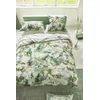 Image de Housse de couette en percale de coton, Fleurs de Jours Celadon