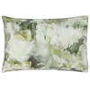 Image de Taie d'oreiller en percale de coton, Fleurs de Jours Celadon