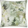 Image de Taie d'oreiller en percale de coton, Fleurs de Jours Celadon
