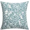 Image de Taie d'oreiller imprimée en Percale de Coton, Kawana, 65 x 65 cm, Designers Guild, Bleu