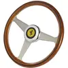 Image de Thrustmaster Ferrari 250 GTO - Volant de course à collectionner avec un design en bois authentique pour PC