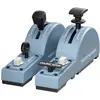 Image de Thrustmaster TCA Quadrant Add-On Airbus Edition Volets datterrissage et de freinage pour simulateur de vol PC bleu