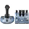 Image de Thrustmaster TCA Captain X Airbus Edition Joystick pour simulateur de vol casque (jack 3,5 mm), USB-A, USB-C® PC, Xbox One, Xbox Series S, Xbox Series X bleu