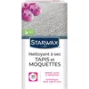 Image de STARWAX Nettoyant à sec pour tapis et moquettes 500g, nettoie et ravive les tapis et moquettes à sec, compatible fibres synthétiques laine sisal et coco, marcher possible pendant le traitement