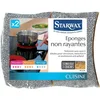 Image de STARWAX - Éponges Non Rayantes - Élimines Les salissures et Les Projections de Graisse sans rayer - N'abîme Pas Les Surfaces délicates - Induction, Vitrocéramique - Lot de 2 - Fabriqué en France
