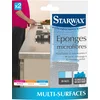 Image de STARWAX - éponges microfibres x2 - utilisables pour toutes les surfaces de la maison -Absorbantes, résistantes et essuyantes - dépoussiérer - nettoyer sans rayer - fibres en polyester et polyamide