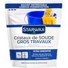 Image de STARWAX Cristaux de soude gros travaux 1,4kg, nettoie décape dégraisse débouche et rénove, ultra concentré, murs sols plafonds canalisations et linge, ne mousse pas, rinçage facile