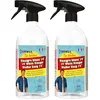 Image de STARWAX THE FABULOUS - Vinaigre Blanc 14° Prêt à l’Emploi - Détartre, Dégraisse et Fait Briller toute la maison - 100% d’Origine Naturelle - Multi-Usages - Fabrication Française - 1L (Lot de 2)