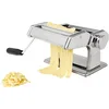 Image de Equinox 507730 Machine à Pâtes Manuelle en Acier Inoxydable Chromé   Réglage Épaisseur   Lasagnes, Tagliatelles, Spaghettis & Raviolis   Base Antidérapante   Nettoyage Facile