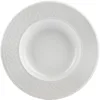 Image de Assiette creuse Faïence Gamme GRAIN DE RIZ Ø 22.5 cm Coloris Blanc Décor Grain de riz