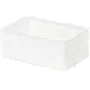 Image de Compactor, Panier Blanc Support de Rangement, Blanc, Dimensions 18 X 12 X H.7 cm, RAN6452