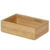 Image de Compactor Boîte Osaka Empilable, Bambou, Dimensions 22,5 x 15 x H.6,50 cm, RAN6964, XL (Lot de 2)