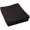 Image de Calitex 1CH2136Z21A Arc En Ciel Lot de 12 Serviettes Coton Noir 44 x 44 cm