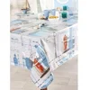Image de Calitex Escapade Nappe PVC Bleu 250 x 140 cm