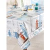 Image de Calitex Escapade Nappe PVC Bleu 250 x 140 cm