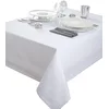 Image de Calitex Nappe Bande Satin Blanc carrée 100x100