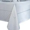 Image de Frandy - Nappe en Damassé et Fils Pailletés Rectangle : 145 x 300 cm