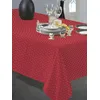 Image de CALITEX Nappe Festive Basly Rouge 150x300 cm