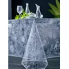 Image de CALITEX Nappe translucide Peonia, Blanc, 140 x 200 cm