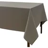 Image de CALITEX Nappe en Coton Bio enduite déperlante Unido Gris uni