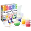 Image de Sentosphère   Bougies Sable   Kit créatif DIY dès 8 ans  Activité manuelle ludique pour fabriquer soi-même des bougies multicolores