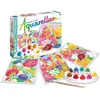 Image de Sentosphère- Aquarellum grand format - DANS LES FLEURS - Dès 7 ans | Kit peinture aquarellable - Activité créative avec 3 tableaux 32,5 x 25 cm   9 peintures incluses - Fabriqué en France - 6391
