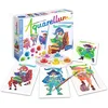 Image de Sentosphère - Aquarellum junior - LES 3 MOUSQUETAIRES - Kit peinture enfant - Activité créative - 4 tableaux cértis   5 peintures pour créer des multiples nuances - Dès 7 ans - Made in France -6514