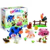 Image de Sentosphère   Patarev - La ferme - Blister de 9 pots - Pâte à modeler - Pour créations artistiques - Décoration - Pour enfants dès 7 ans - Assemblé en France - 8708
