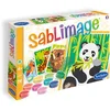 Image de SentoSphère - SABLIMAGE - ANIMAUX EN DANGER - 8805 - Kit Loisir Créatif - Réaliser 4 tableaux avec 15 tonalités de sable - A partir de 4 ans - Fabriqué en France, Orange