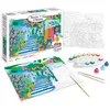 Image de Sentosphère- Palette d'Artiste - La ville Bleue - Peinture par numéros - 16 couleurs - Qualité Beaux Arts - Loisirs et créatifs adultes - Made in France
