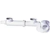 Image de Wirquin 30723640 Siphon d'évier gain de place Espace et tubulure de raccordement pour évier 2 bacs, blanc