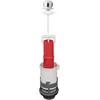 Image de Wirquin 10723590 Mécanisme chasse d'eau wc simple chasse avec bouton poussoir à tirette MX, gris
