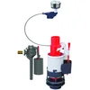 Image de Wirquin 10723585 Chasse d'eau wc complète mécanisme wc double chasse MW2 & robinet flotteur à alimentation latérale Topy, gris et rouge
