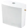 Image de Wirquin 50717359 Réservoir d'eau pour wc Reviso bas en plastique avec kit de chasse d'eau complet économie d'eau, blanc