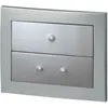 Image de Wirquin 55719671 Plaque de commande wc suspendu Egal chromé avec système double chasse