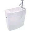 Image de Wirquin 50720090 Réservoir WC Iseo Plastique avec Lave-Mains Blanc