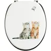 Image de Wirquin 20723912 Abattant WC Woody Chatons Blanc