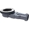 Image de Wirquin lot de 2 : 1 bonde de douche extra-plate Slim ø90 mm sans dôme + 1 membrane Slim+ avec filtre à cheveux compatible Slim