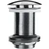 Image de Wirquin 30723104 Bonde de lavabo design 75 mm sans trop plein Quick-Clac, chromé