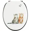 Image de Wirquin 20723912 Abattant WC Woody Chatons Blanc