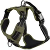 Image de Bobby Rando Walk - Harnais pour Chien, Harnais pour Chien Moyen Petit Grand Nylon, Sûr, Confortable, Réfléchissant, Ajustable, Kaki, S/32-48x1,6 CM