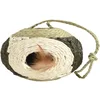 Image de Bobby Facette - Cat Ball, Griffoir Jeu en Corde recyclée, avec balles et Plumes, à Suspendre, Vert, 10ø-30 CM