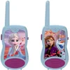 Image de Lexibook, La Reine des Neiges, Talkies-Walkies 200m, Jeu de Communication pour Enfant, Clip Ceinture, 2 canaux de Communication, à Piles, Bleu, TW12FZ